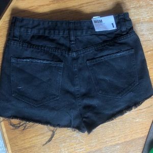 Vintage high rise mom jean shorts